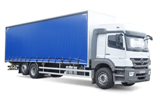 Car Hire Greenock - 26 Tonne Curtain Side Truck - Truck hire Greenock