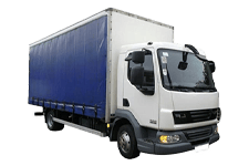 Car Hire Greenock - 7.5 Tonne Curtain Side Truck - Truck hire Greenock