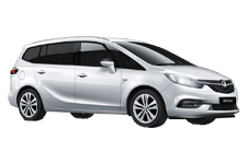 Car Hire Greenock - Vauxhall Zafira 7-Seater - Minibus hire Greenock